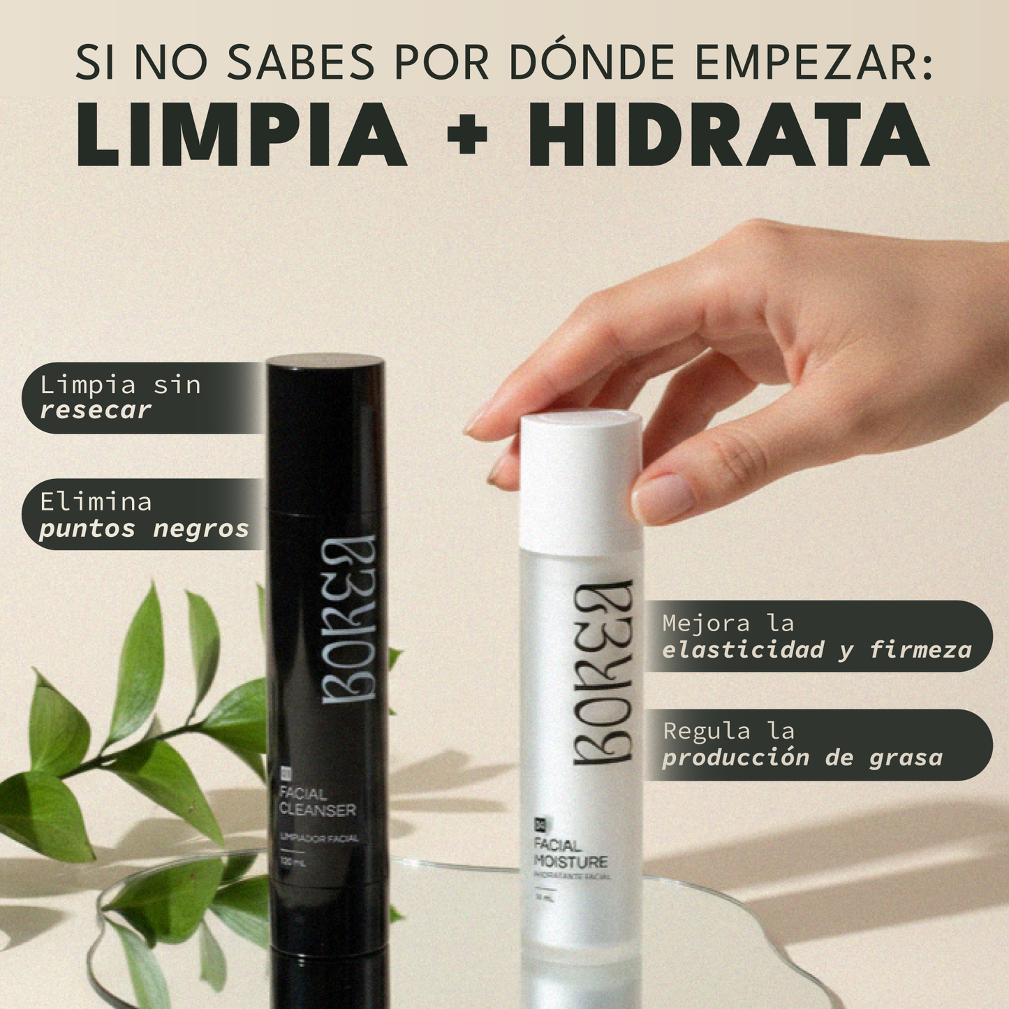 Kit esencial (Limpiador + hidratante)
